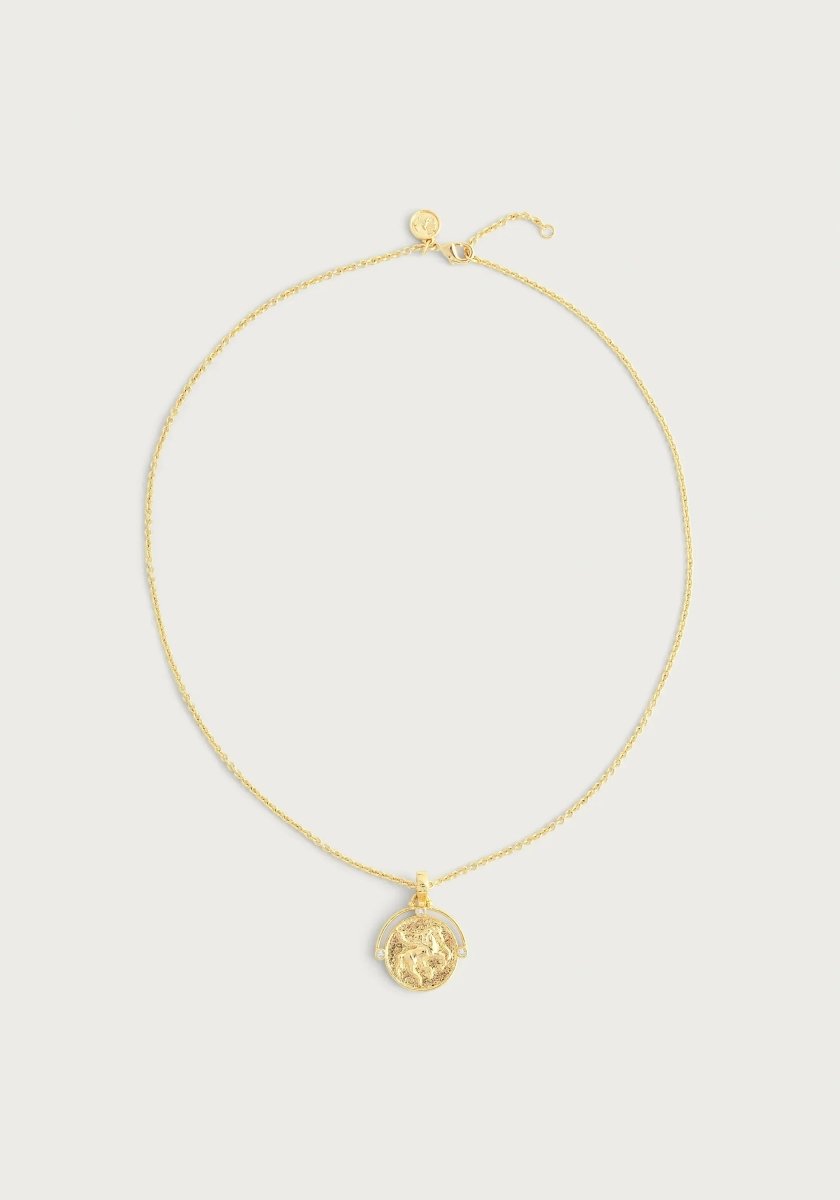 Pegasus Gold Coin Pendant Necklace