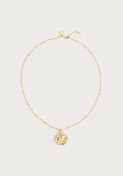 Pegasus Gold Coin Pendant Necklace