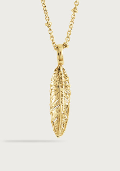 Feather Small Pendant Necklace