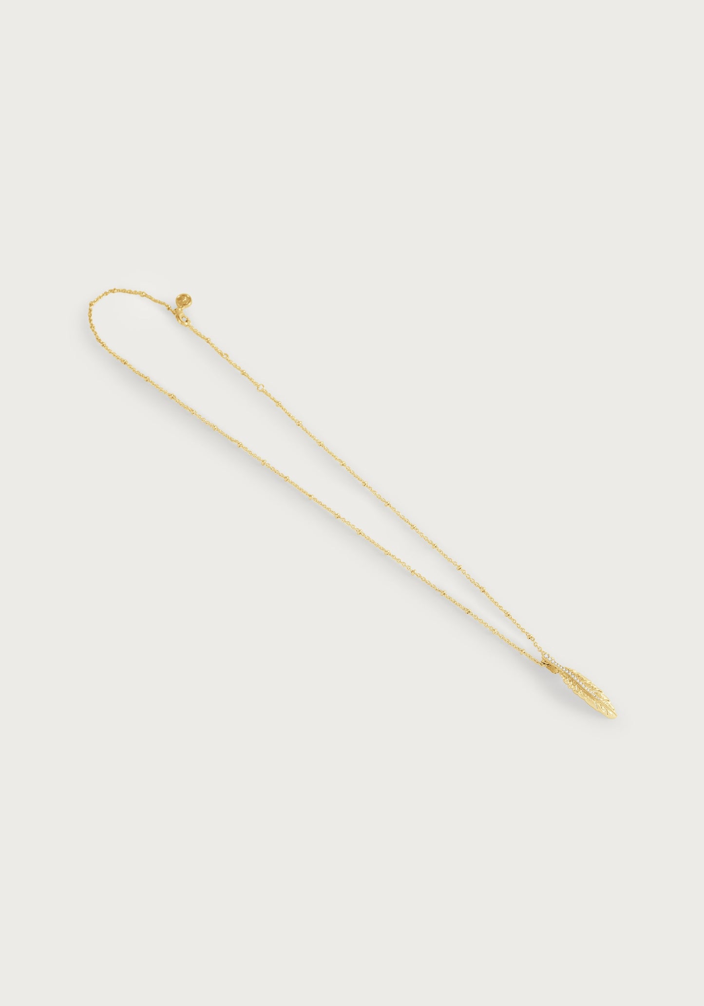 Feather Small Pendant Necklace