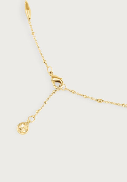 Milos Multi Beaded Necklace - Gold