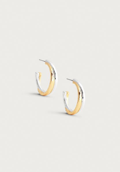 Ֆերիեր խառը մետաղական օղակաձև ականջօղեր