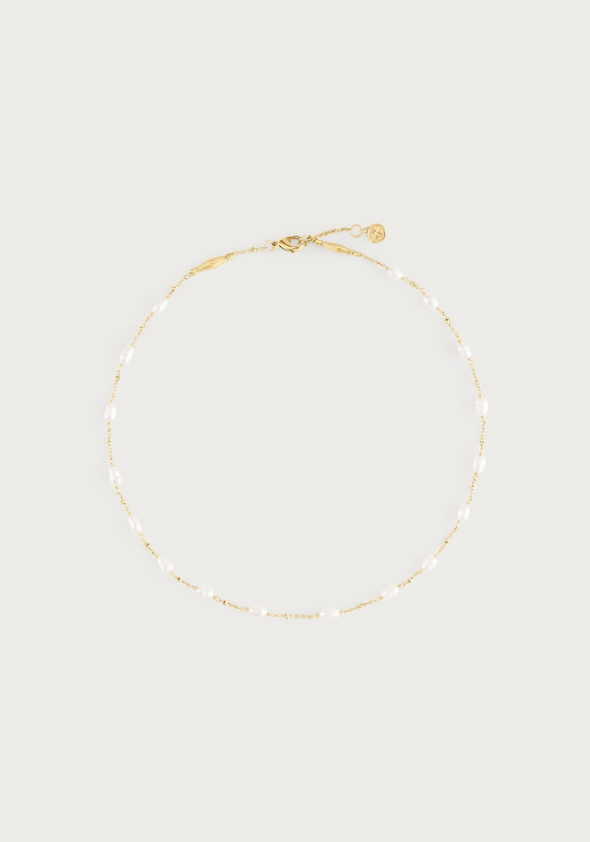 Milos Multi Beaded Necklace - Pearl