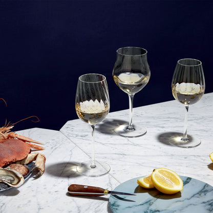 Twist champagne glass