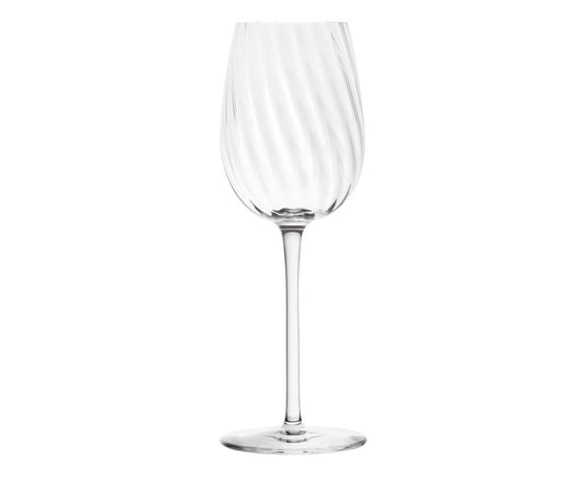 Twist champagne glass