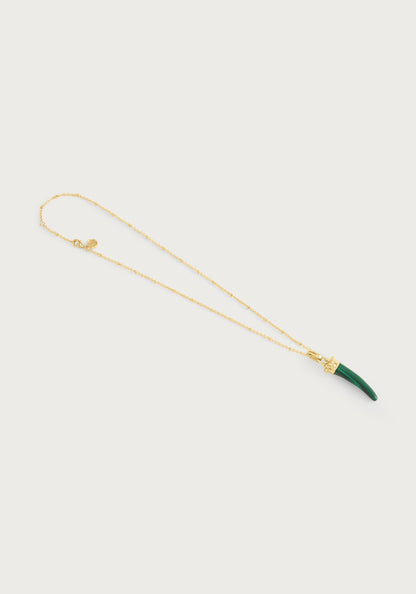 Միլոսի քարե եղջյուրի կախազարդ, մալաքիտ