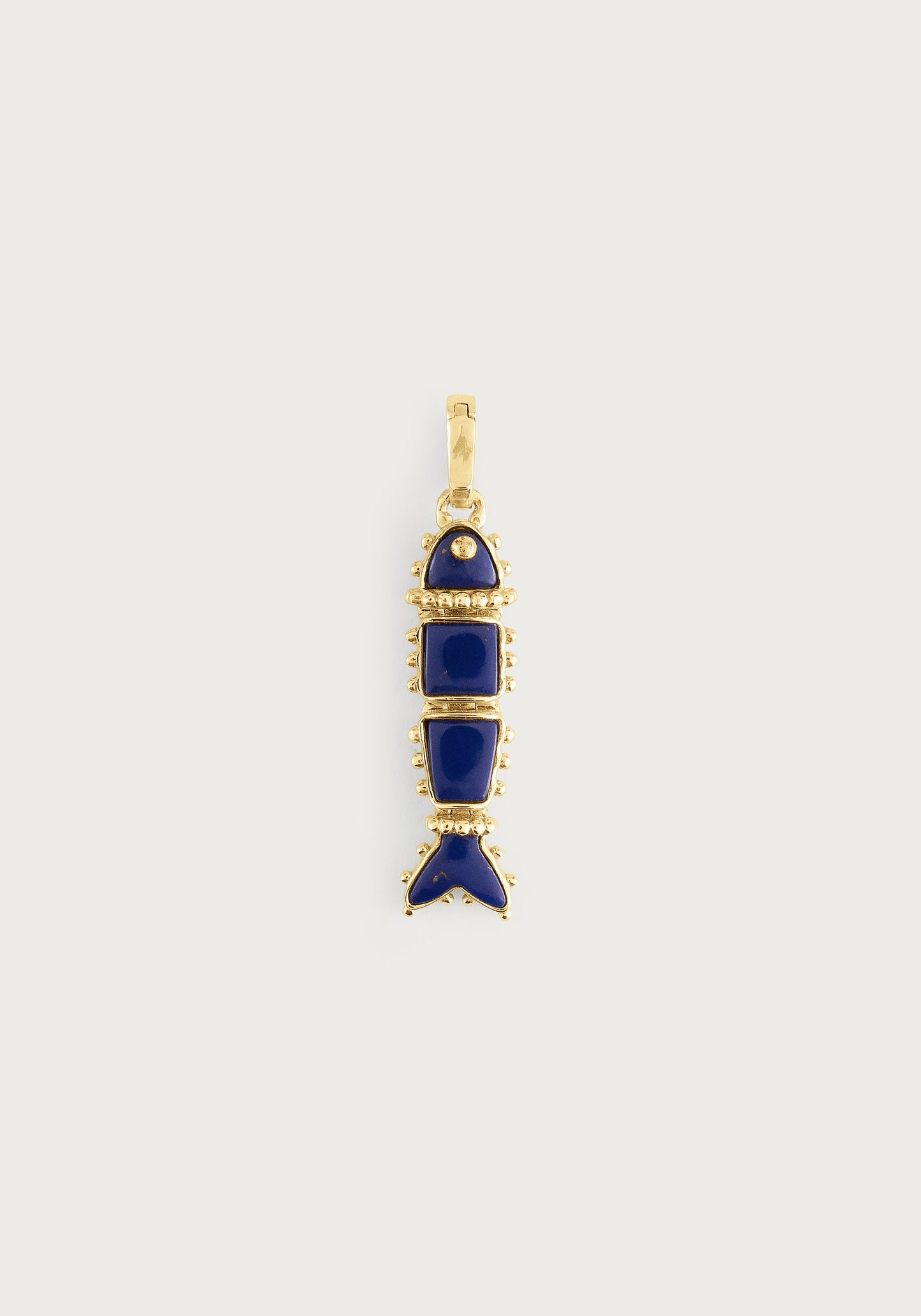 Milos Stone Fish Charm - Lapis