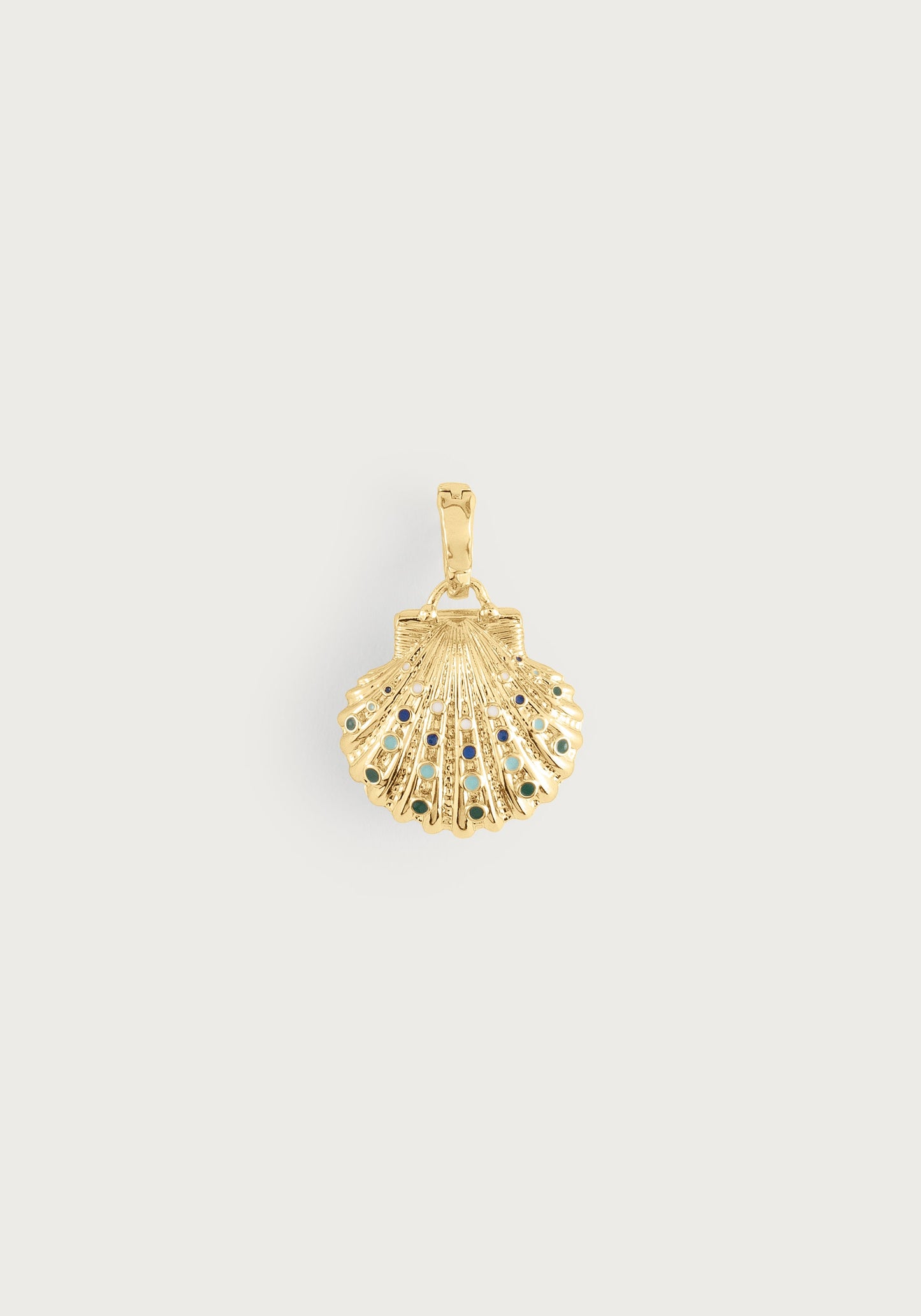 Milos Shell Locket Charm