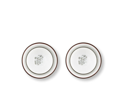 Fortunae Set of 2 Tea Cups and Saucers