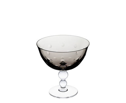 Բուբելեսի ոտքերով բաժակ՝ մոխրագույն ֆլանելային գույնով