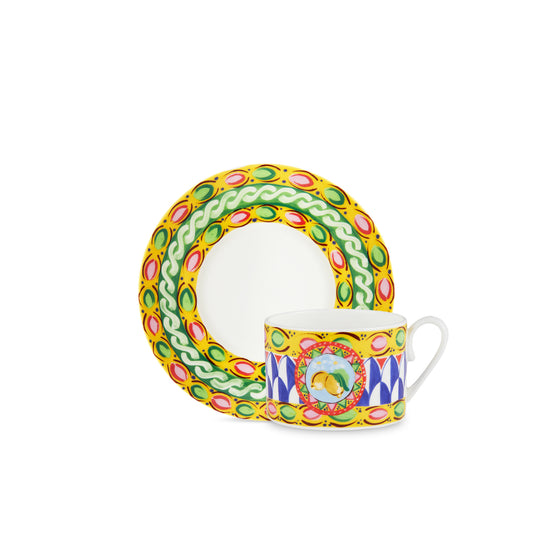 Tea cup and saucer Dolce & Gabbana Casa CARRETTO