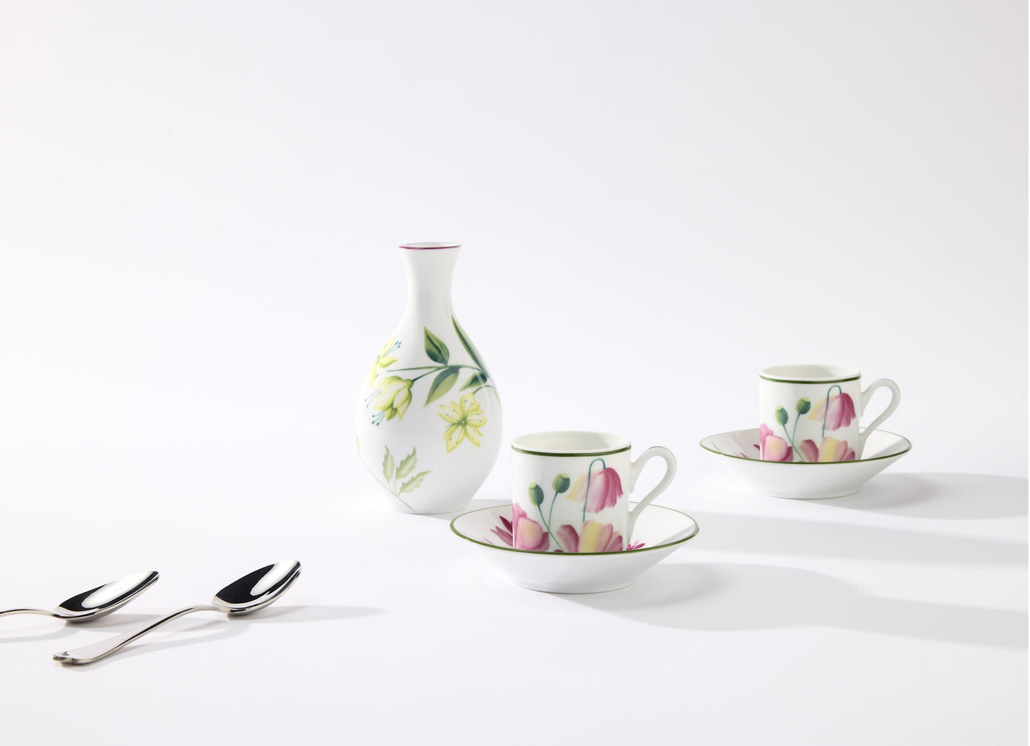 Florenza Set of 2 Coffee Cups and Saucers