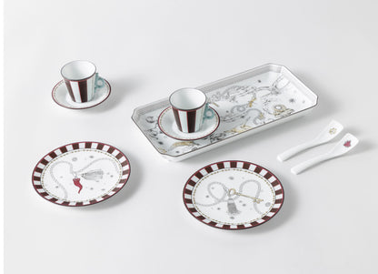 Fortunae Set of 2 Coffee Cups and Saucers