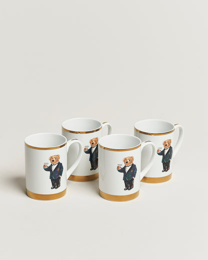 Wilshire Polo Bear Mug Gift Set/4