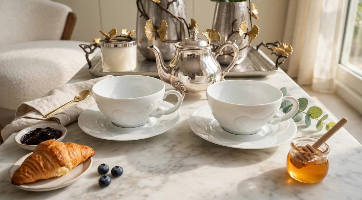 Tendresse Tea Cup And Saucer Set Of 2