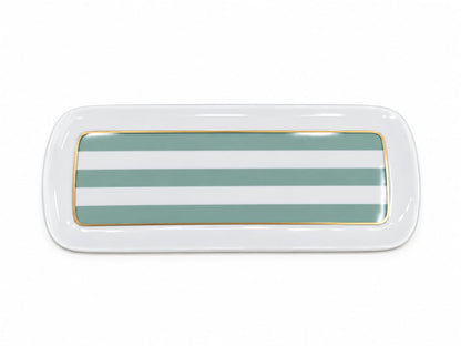 Galerie Royale Green Rectangular Cake Plate