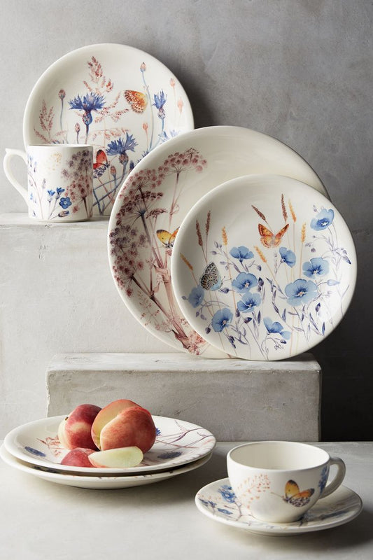 Azur Set of 4 Dessert Plates Assorted