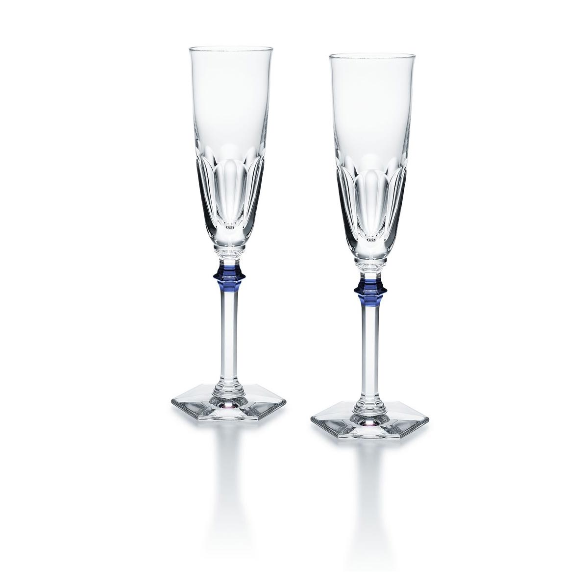 Harcourt Eve Flute Blue Set of 2