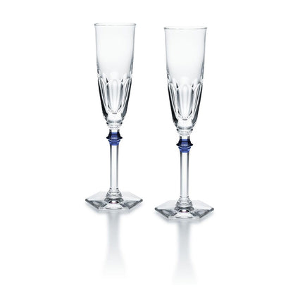 Harcourt Eve Flute Blue Set of 2
