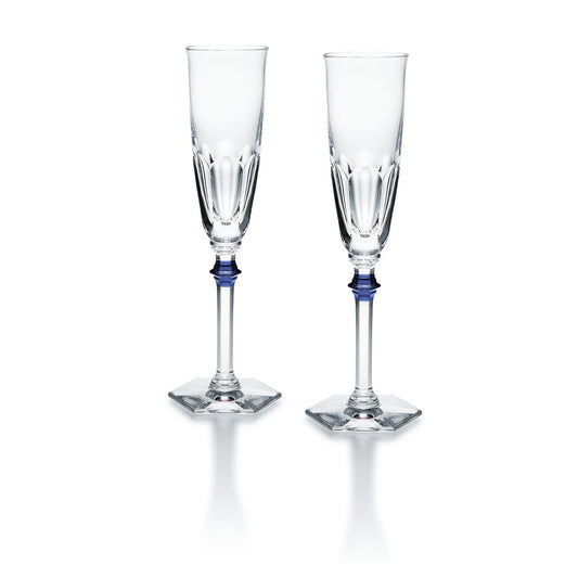 Harcourt Eve Flute Blue Set of 2