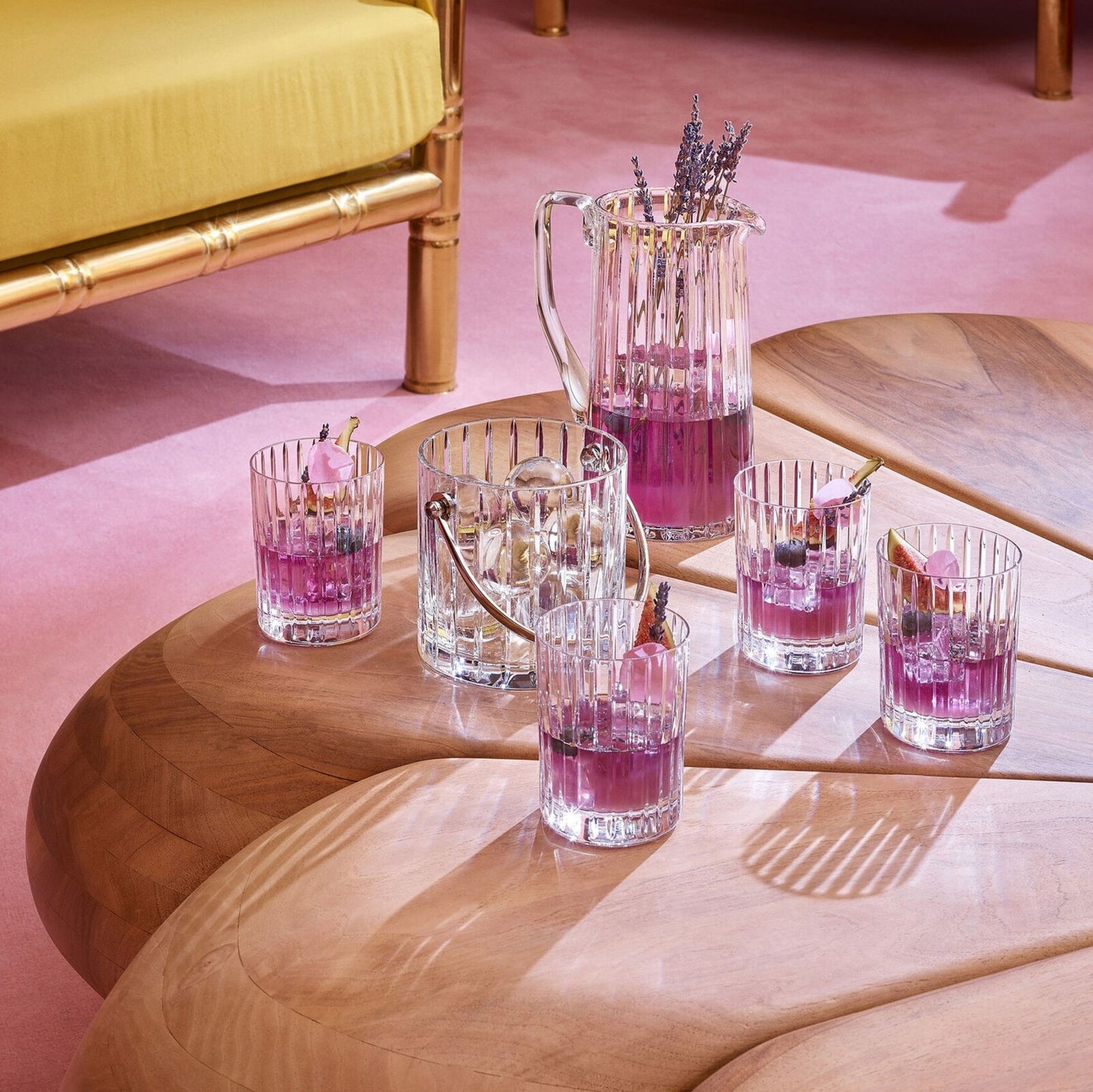Harmonie On The Rocks Tumblers and Ice Bucket Set