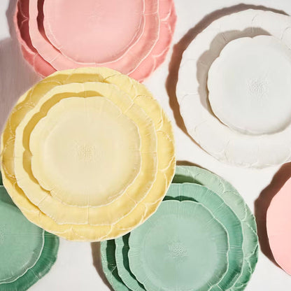 Բալի ծաղկի տեսքով 2 աղանդերի ափսեների հավաքածու