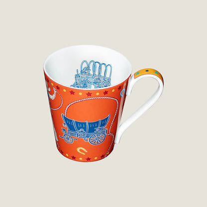 Western & Cie Enfants orange mug
