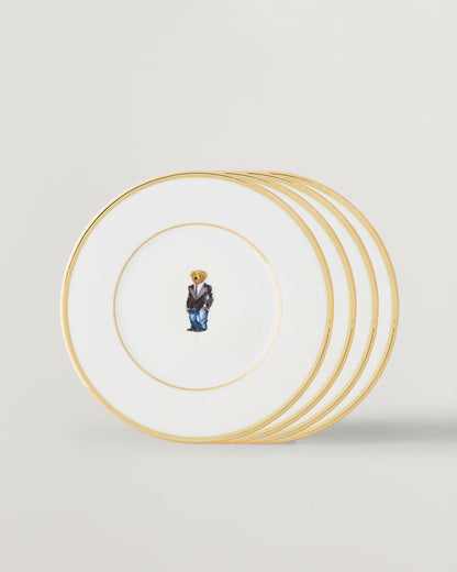 Wilshire Polo Bear Plate Gift Set /4