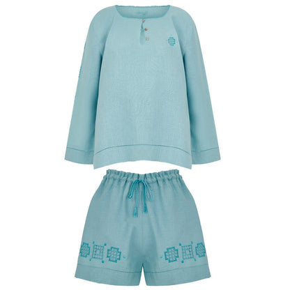VAN SET IN LIGHT BLUE