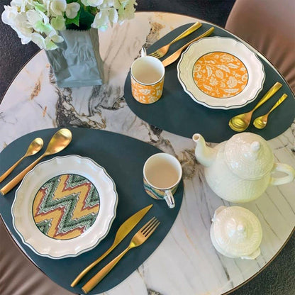 Dominote Set of 2 Espresso Cups & Saucers