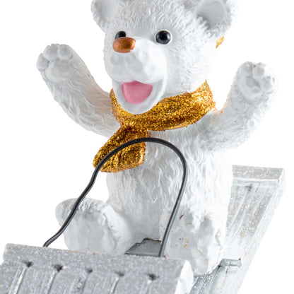 Sledding Teddy զարդ