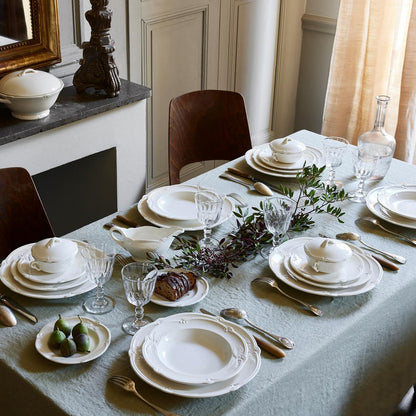 Ռոքեյլ սպիտակ ճաշի ափսեների հավաքածու՝ 4 հատ