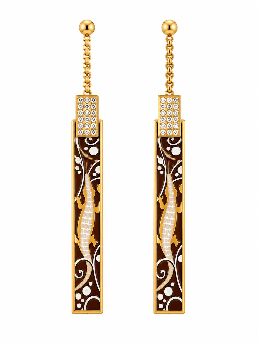 Croco Earings