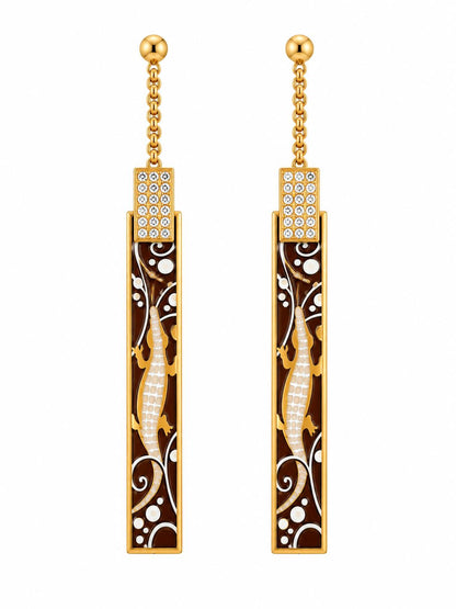 Croco Earings
