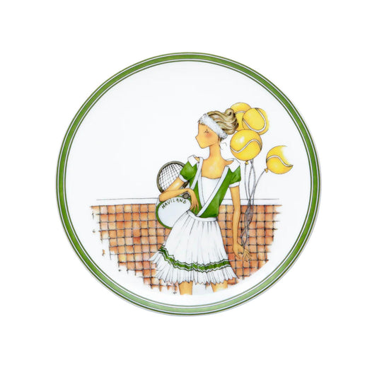 Les Weekends de Mlle Tennis Set of 2 dessert plates