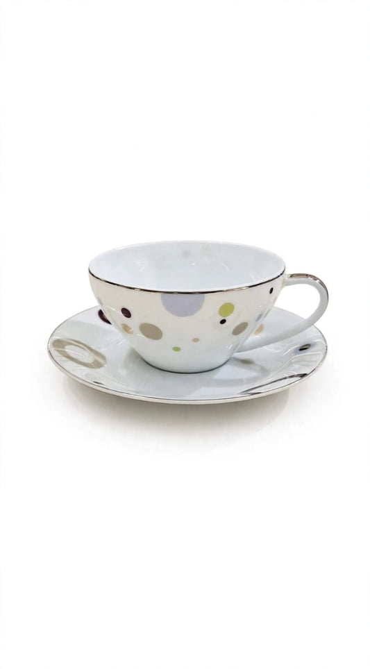 Celeste Tea Cup And Saucer