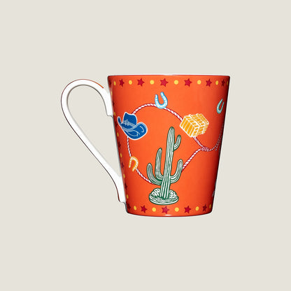 Western & Cie Enfants orange mug