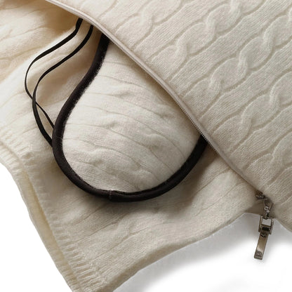 Cashmere Set: Blanket, Pillowcase, Mask