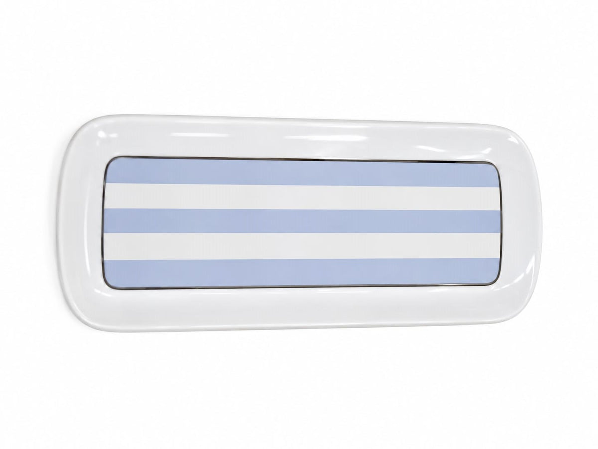 Galerie Royale Blue Rectangular Cake Plate
