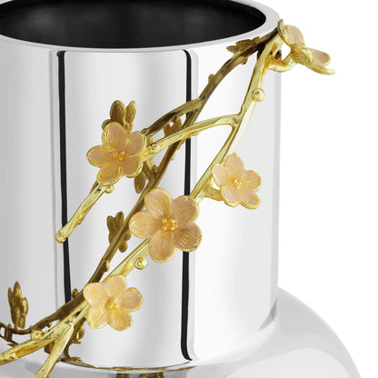 Ծաղկաման՝ բալենու տեսքով - արծաթագույն/L