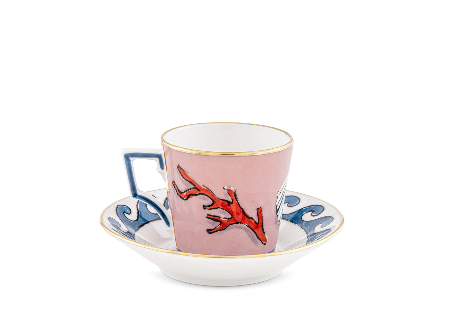 IL Viaggio Di Nettuno Set of 2 Tea Cups And Saucers