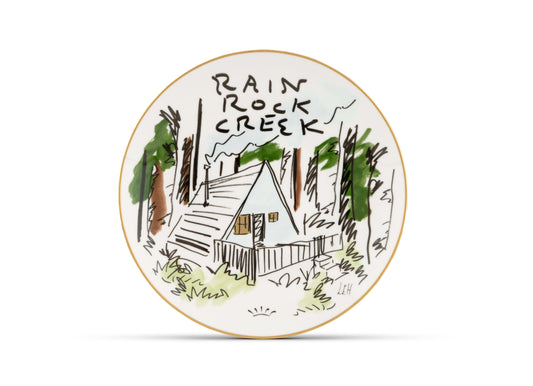 Decorative Plate Rain Rock Greek