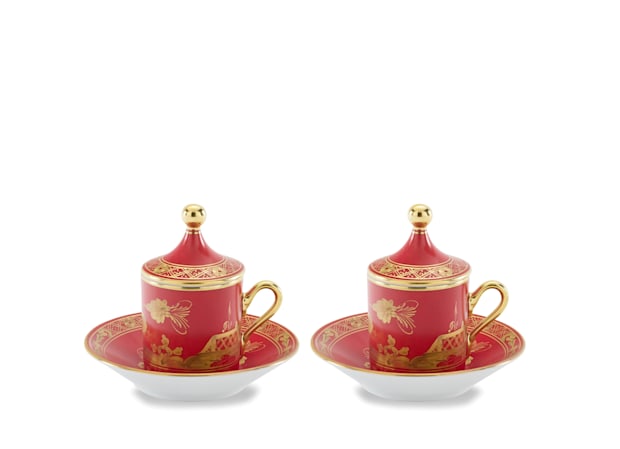 Oriente Italiano Rubrum Coffee Set  For Two