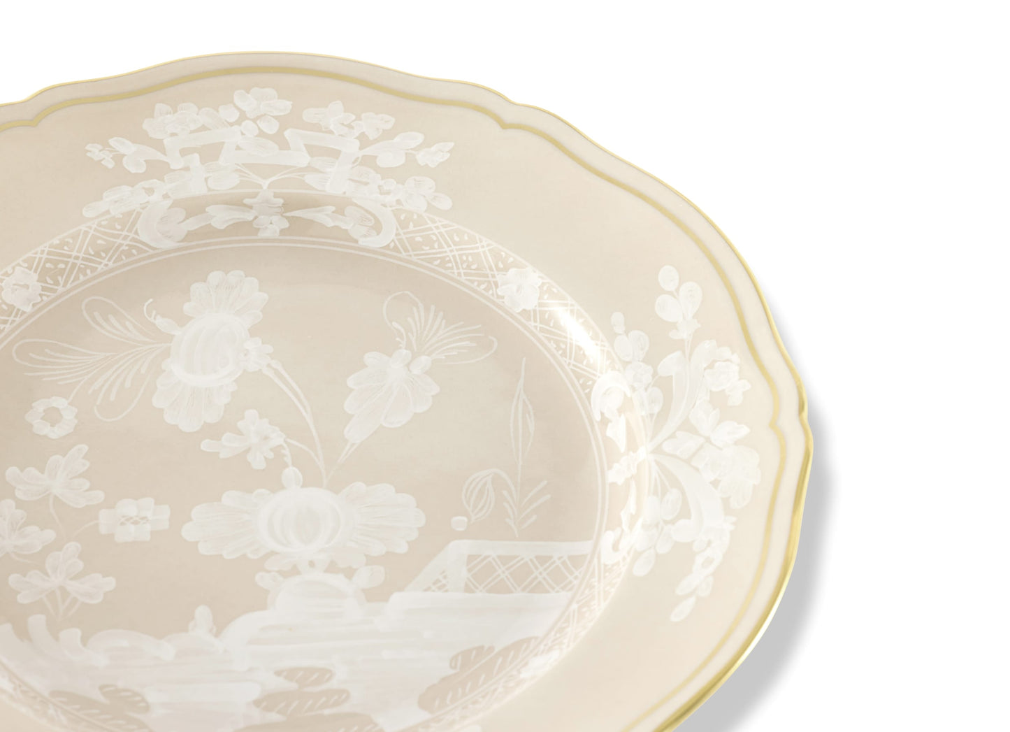 Oriente italiano Meringa dessert plate