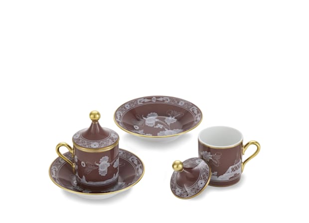 Oriente Italiano Castagna Coffee Set For Two