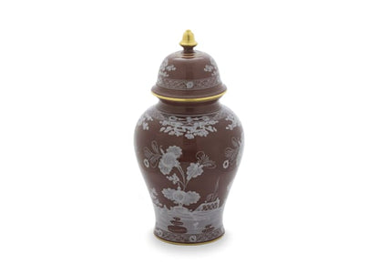 Oriente Italiano Castagna Potiche Vase