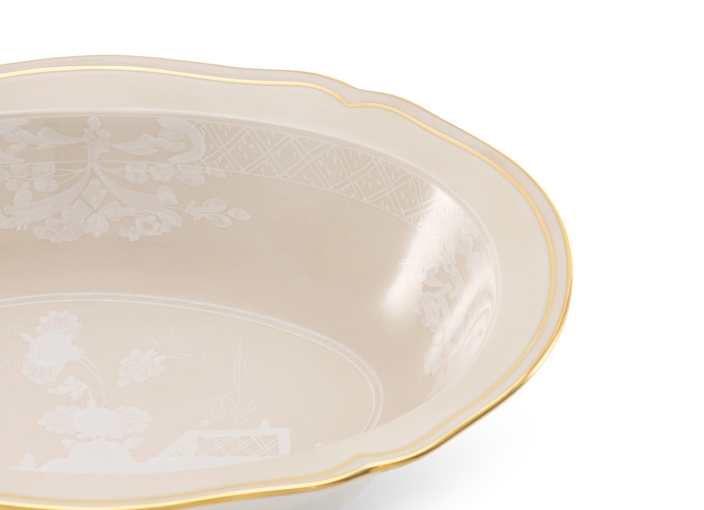 Oriente Italiano Meringa Oval Bowl