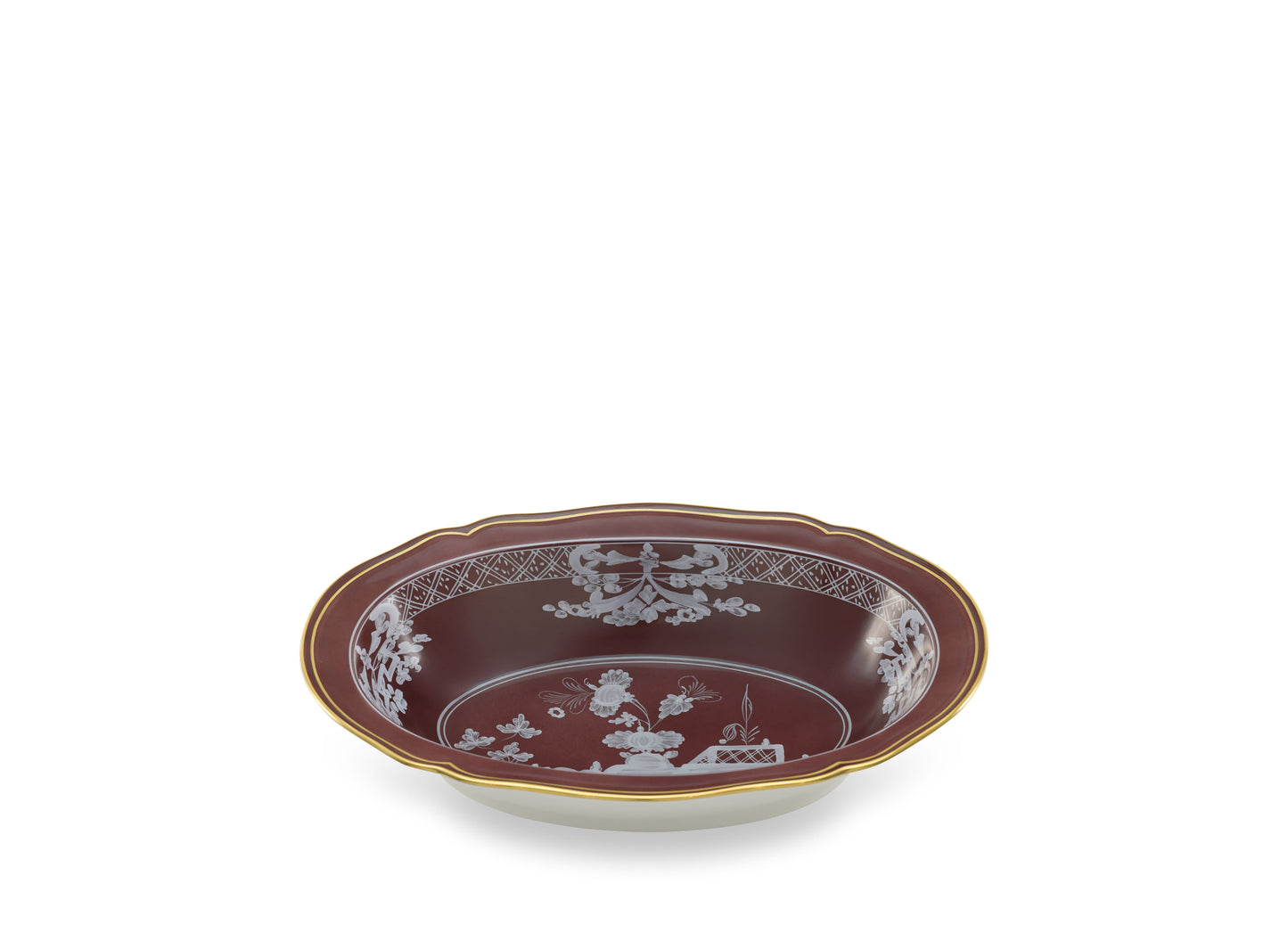 Oriente Italiano Castagna Oval Bowl