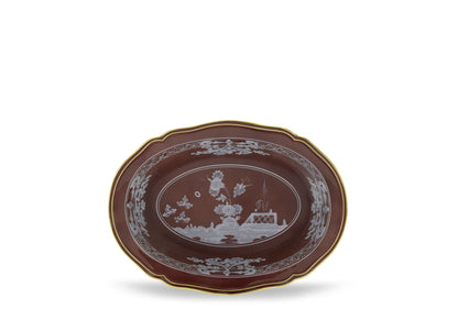 Oriente Italiano Castagna Oval Bowl