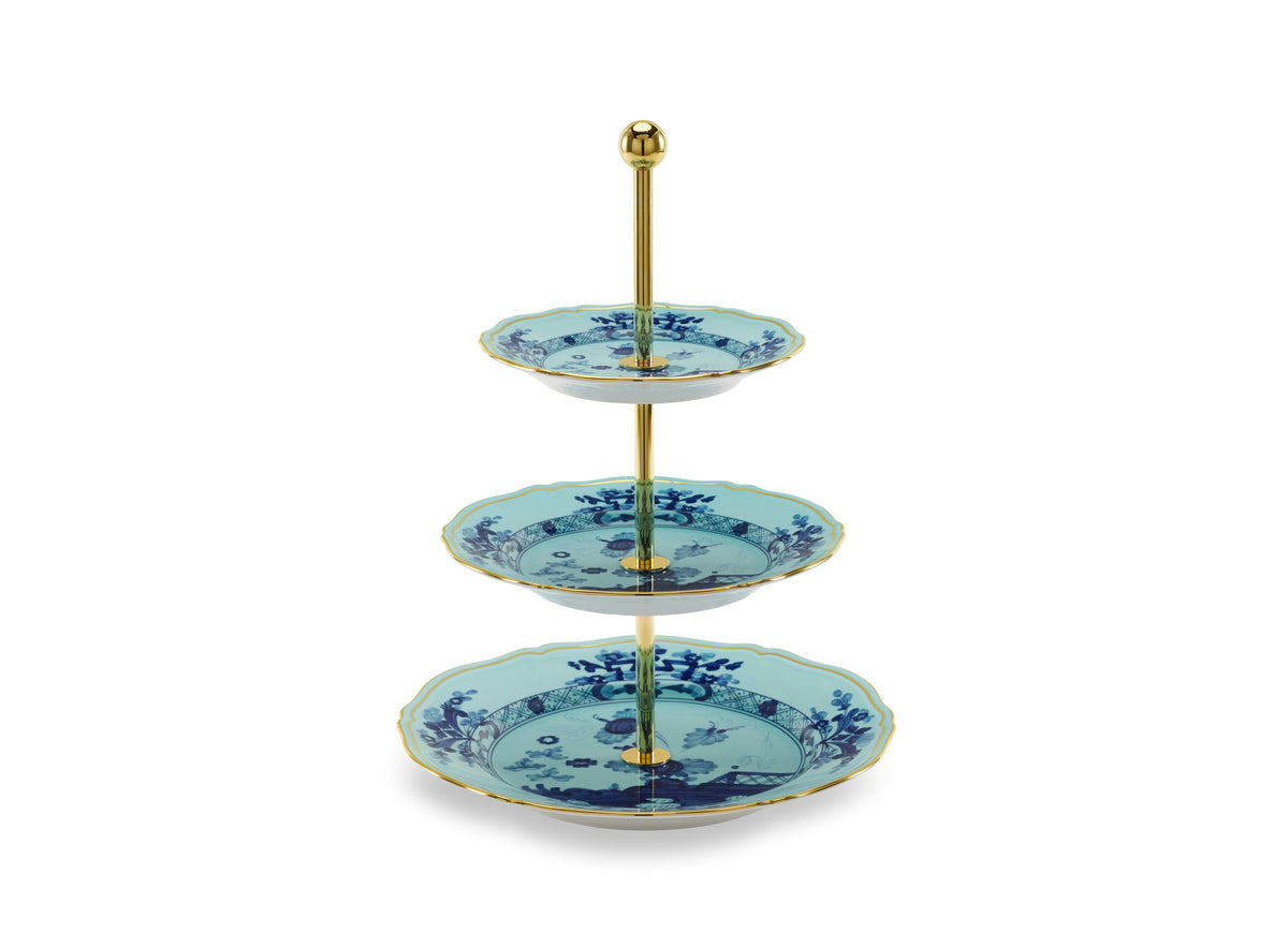 Oriente Italiano 3-Tier Serving Stand Iris